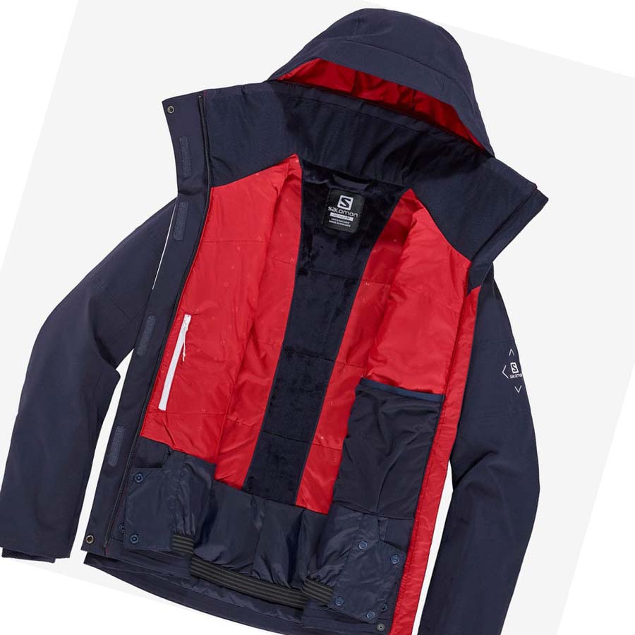 Salomon SPEED INSULATED Jakke Dame Marineblå | NO3185AHK