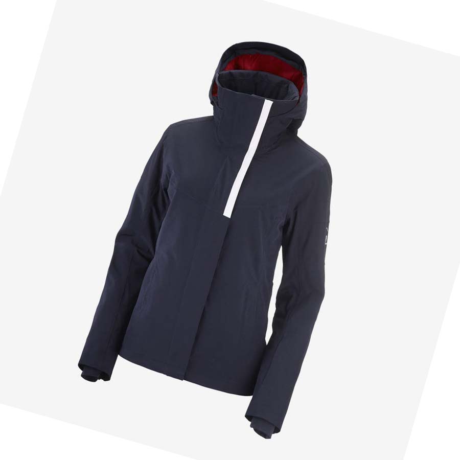 Salomon SPEED INSULATED Jakke Dame Marineblå | NO3185AHK