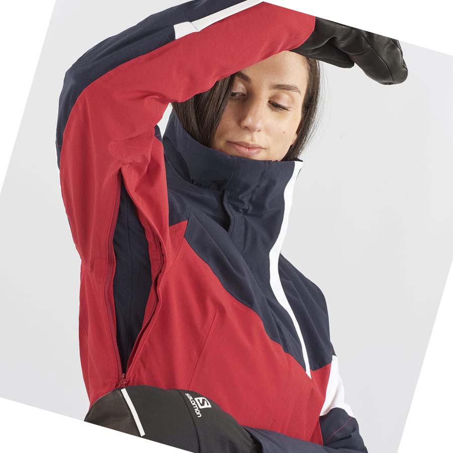 Salomon SPEED INSULATED Jakke Dame Rød | NO3186SGL