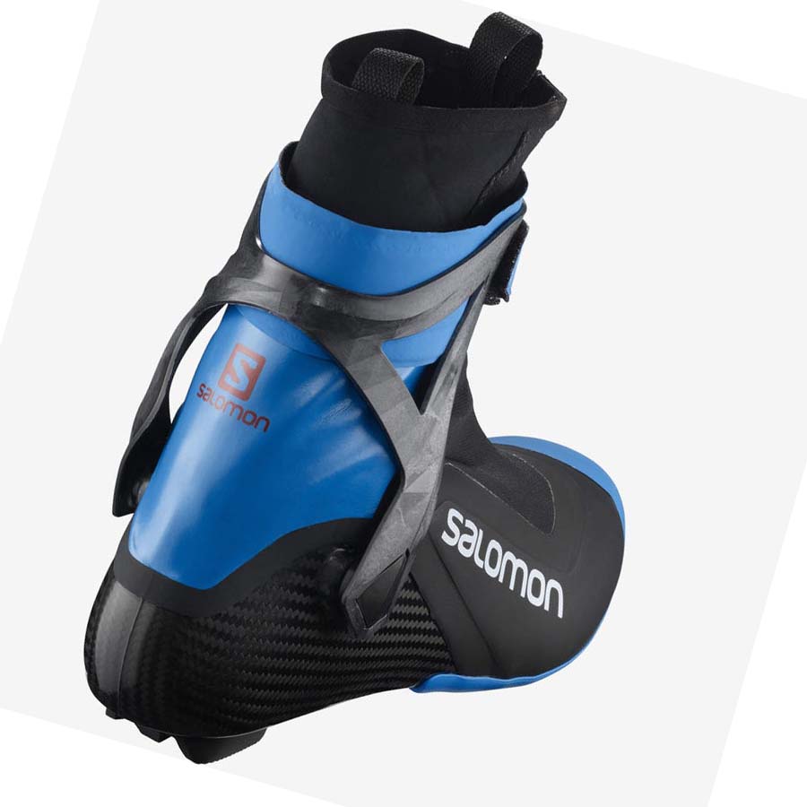 Salomon S/LAB CARBON SKATE PROLINK Skistøvler Herre Svarte Blå | NO2742AHK