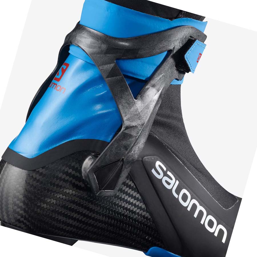 Salomon S/LAB CARBON SKATE PROLINK Skistøvler Herre Svarte Blå | NO2742AHK