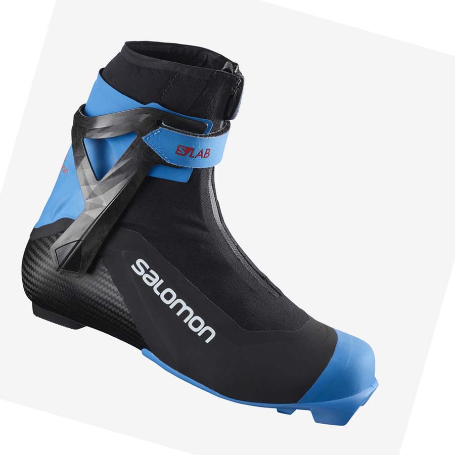 Salomon S/LAB CARBON SKATE PROLINK Skistøvler Herre Svarte Blå | NO2742AHK