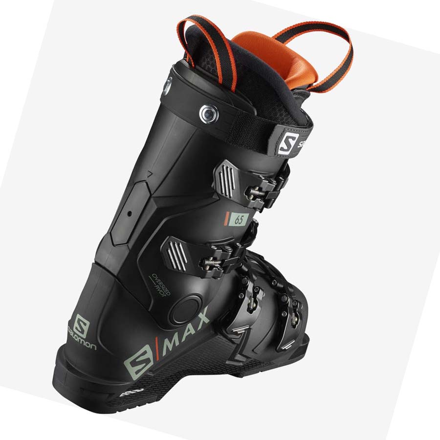 Salomon S/MAX 65 Skistøvler Barn Svarte Rød | NO3620SGL