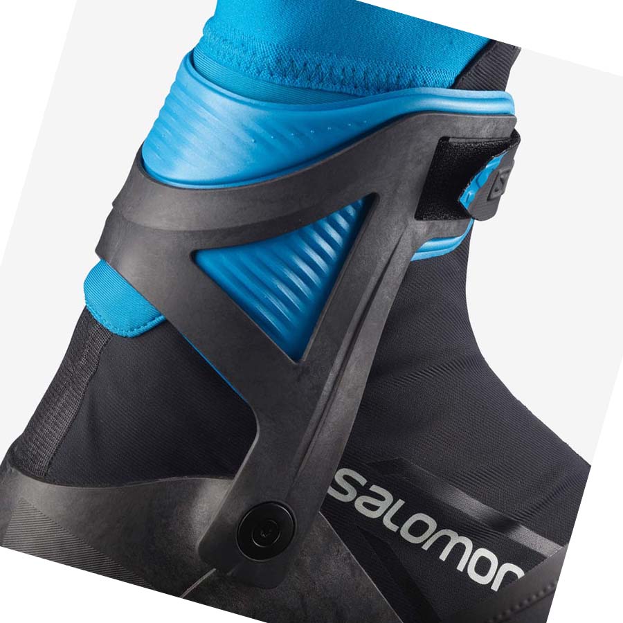 Salomon S/MAX CARBON SKATE MV PROLINK Skistøvler Herre Svarte Blå | NO2738FDN