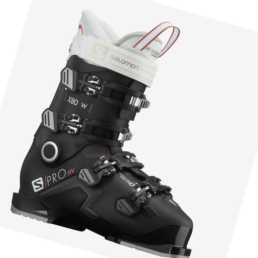 Salomon S/PRO HV X80 Skistøvler Dame Svarte | NO3543YXF