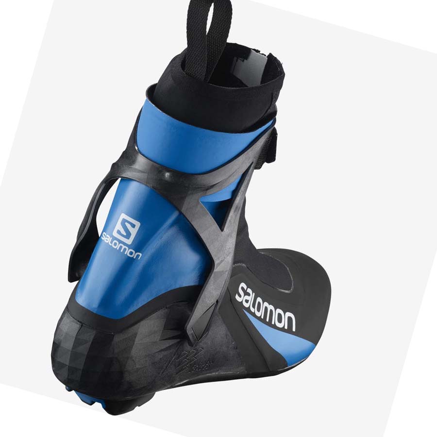 Salomon S/RACE CARBON SKATE PROLINK Skistøvler Herre Svarte Blå | NO2741JPQ