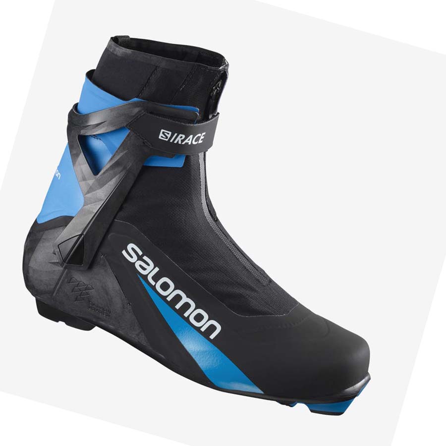 Salomon S/RACE CARBON SKATE PROLINK Skistøvler Herre Svarte Blå | NO2741JPQ