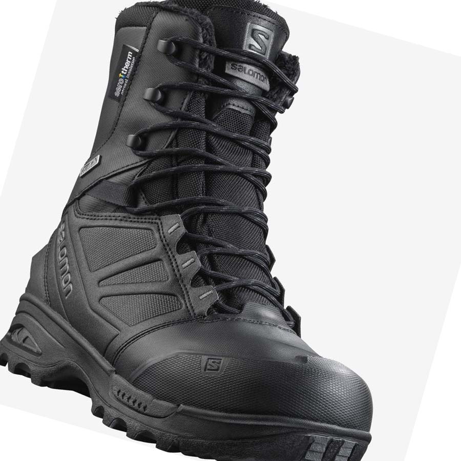 Salomon TOUNDRA FORCES CLIMASALOMON™ WATERPROOF Støvler Herre Svarte | NO2262AHK