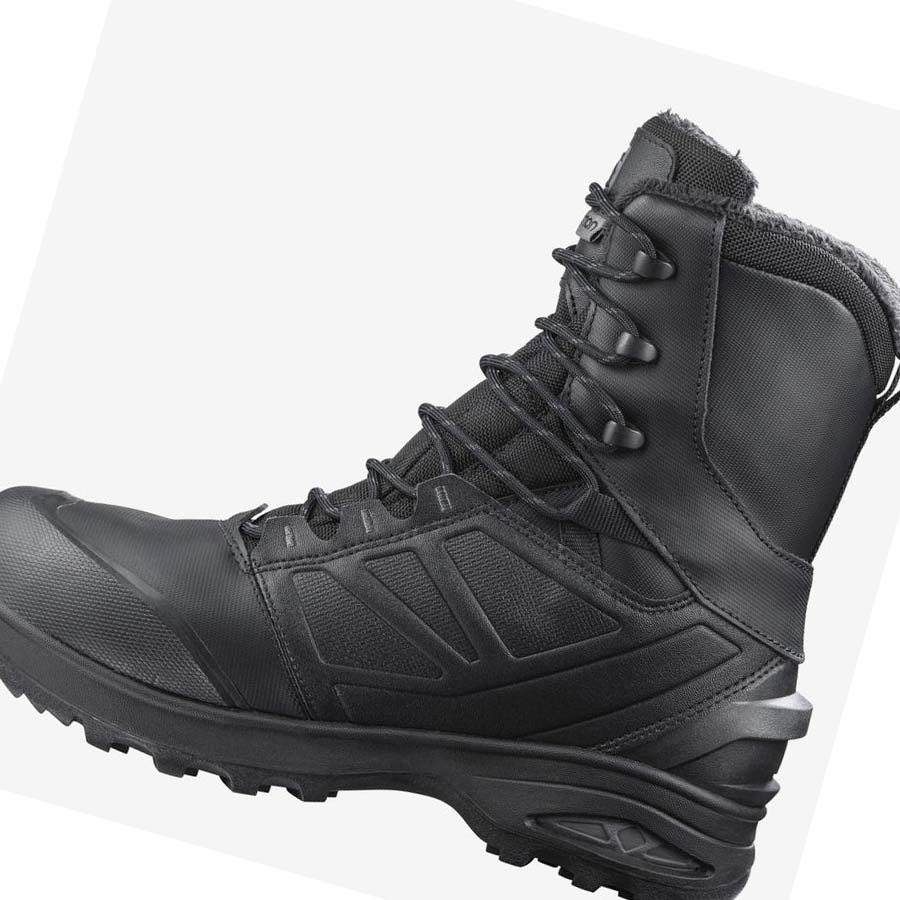 Salomon TOUNDRA FORCES CLIMASALOMON™ WATERPROOF Støvler Herre Svarte | NO2262AHK