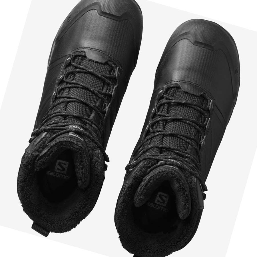 Salomon TOUNDRA PRO CLIMASALOMON™ WATERPROOF Vinterstøvler Herre Svarte | NO2243KOR