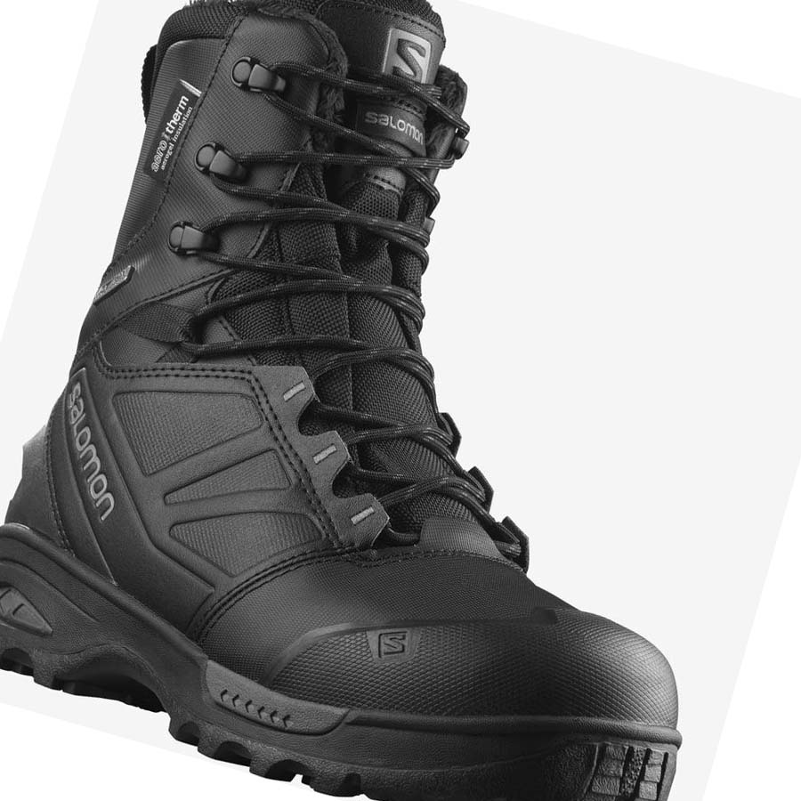 Salomon TOUNDRA PRO CLIMASALOMON™ WATERPROOF Vinterstøvler Herre Svarte | NO2243KOR