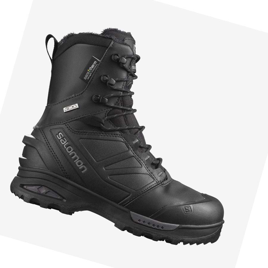 Salomon TOUNDRA PRO CLIMASALOMON™ WATERPROOF Vinterstøvler Herre Svarte | NO2243KOR