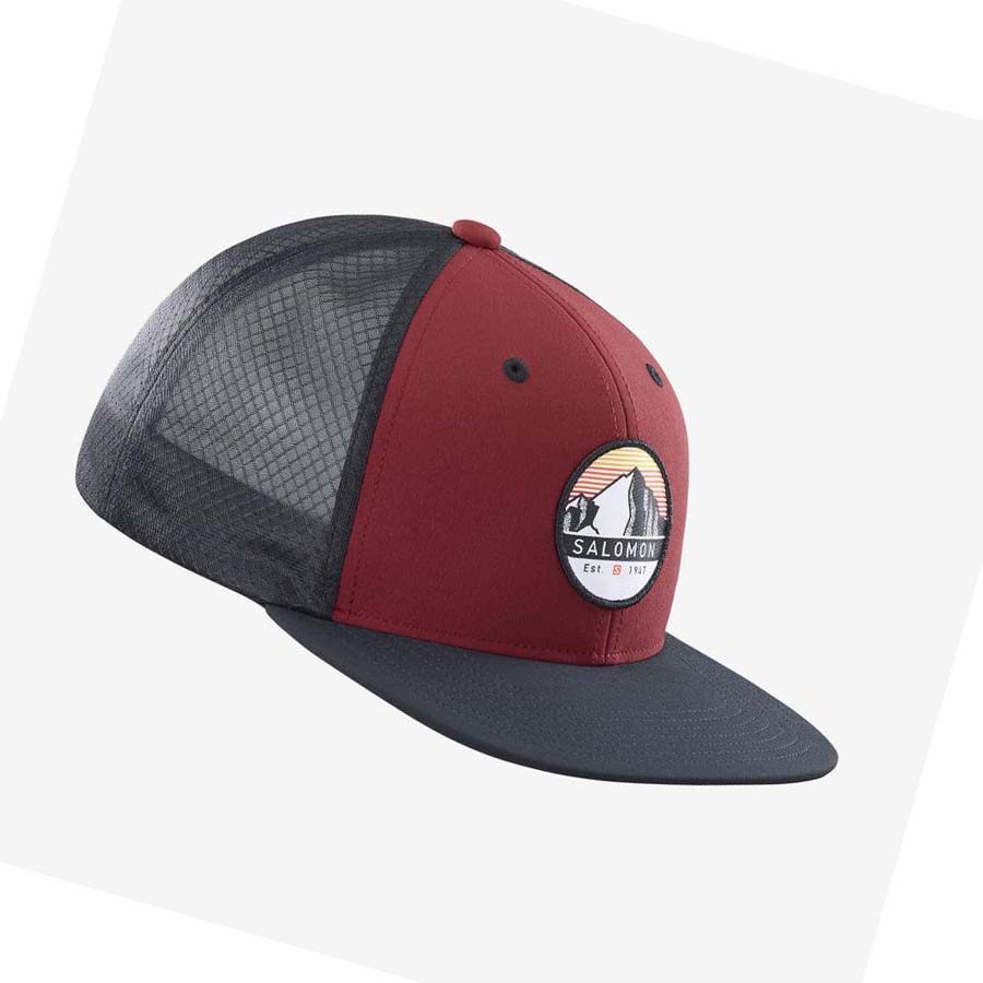 Salomon TRUCKER Hatt Herre Rød | NO2654QMA