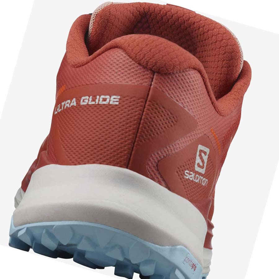 Salomon ULTRA GLIDE Trail Løpesko Dame Oransje | NO2857CTV