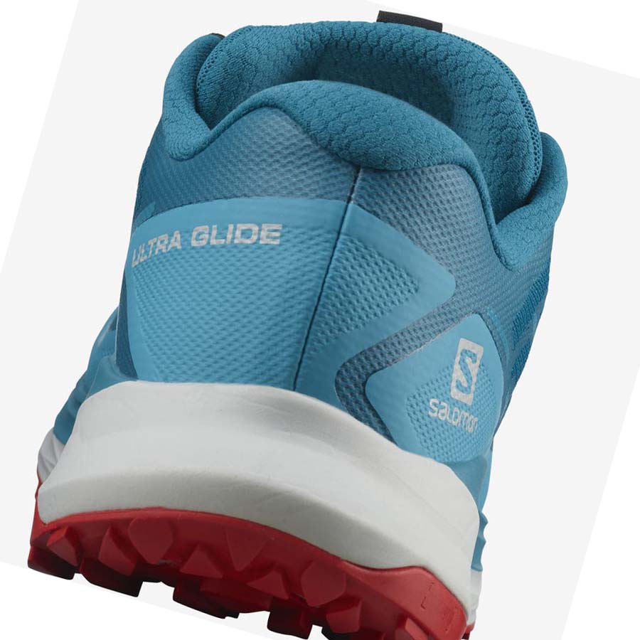 Salomon ULTRA GLIDE Trail Løpesko Herre Turkis | NO2136MQZ