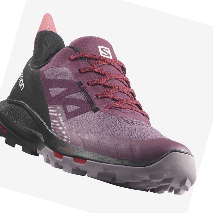 Salomon WoOUTPULSE GORE-TEX Fjellsko Dame Lilla | NO2787AHK