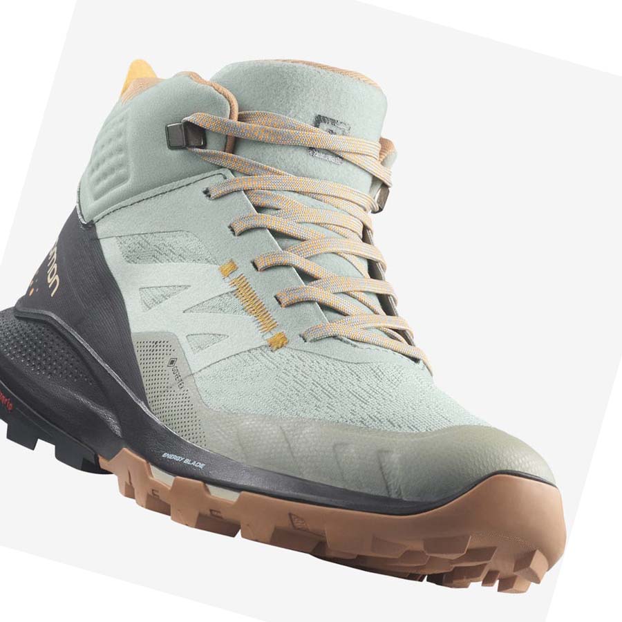 Salomon WoOUTPULSE MID GORE-TEX Fjellsko Dame Mint | NO2839AHK