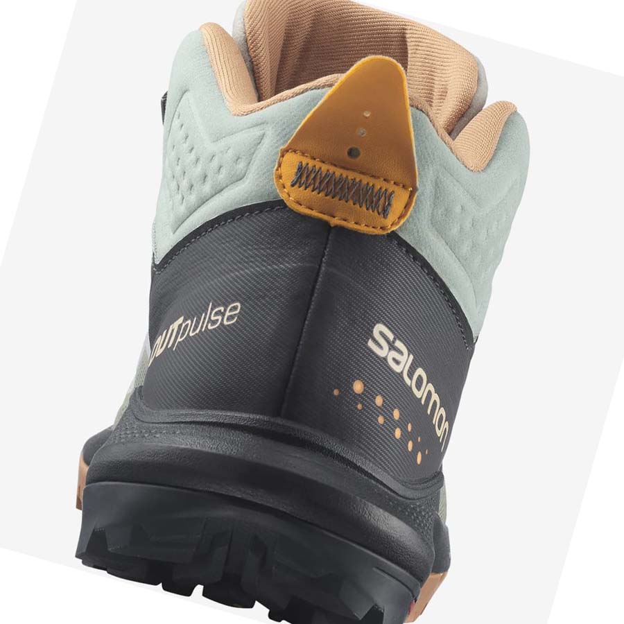 Salomon WoOUTPULSE MID GORE-TEX Fjellsko Dame Mint | NO2839AHK