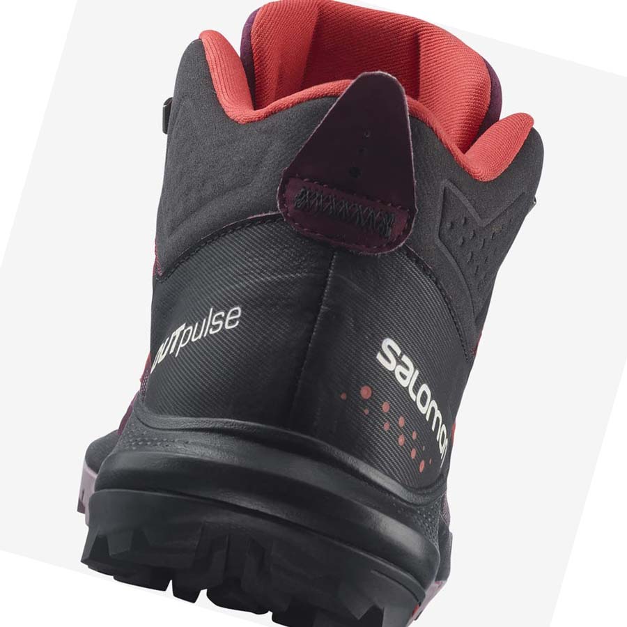 Salomon WoOUTPULSE MID GORE-TEX Fjellsko Dame Lilla | NO2840SGL