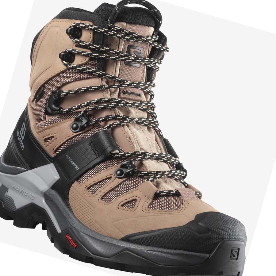 Salomon WoQUEST 4 GORE-TEX Fjellsko Dame Brune | NO2843GSO