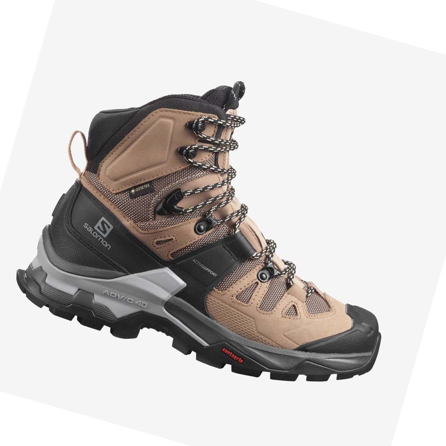 Salomon WoQUEST 4 GORE-TEX Fjellsko Dame Brune | NO2843GSO