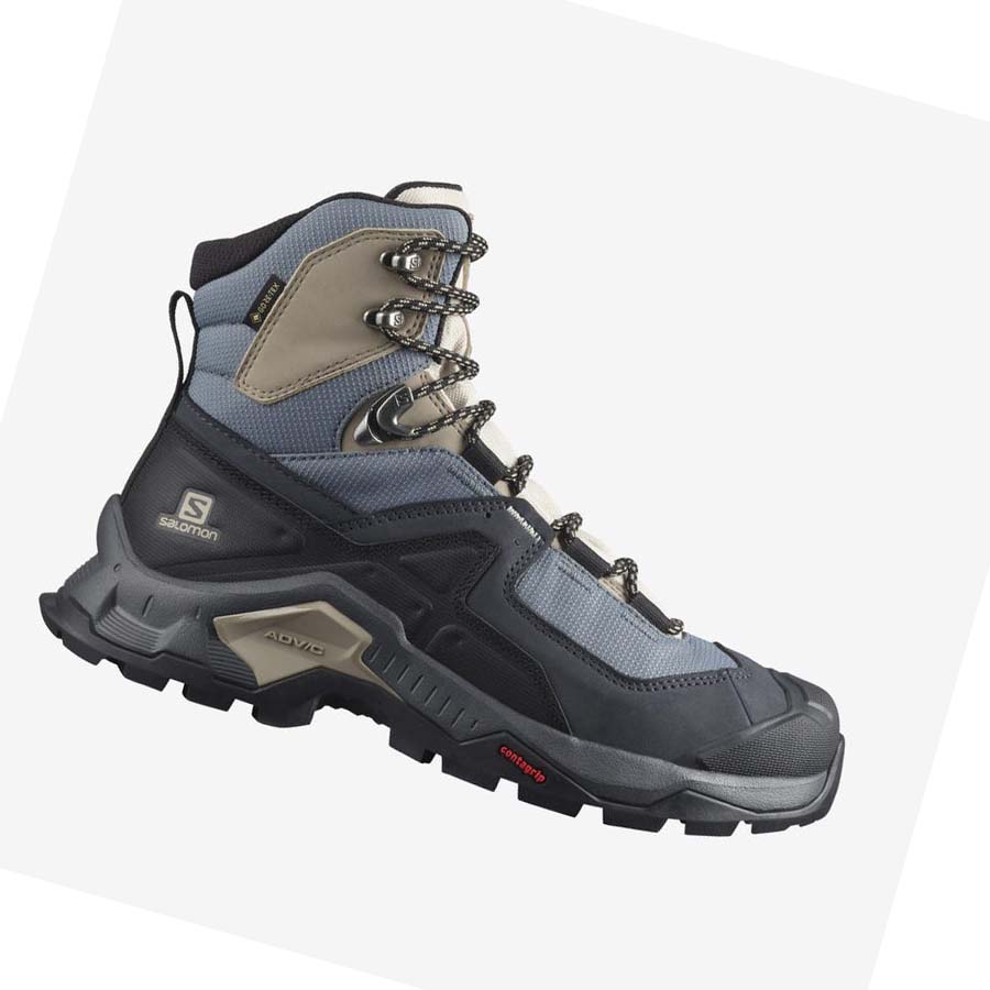 Salomon WoQUEST ELEMENT GORE-TEX Fjellsko Dame Svarte | NO2841DFM