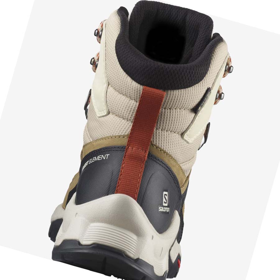 Salomon WoQUEST ELEMENT GORE-TEX Fjellsko Dame Brune | NO2842FDN