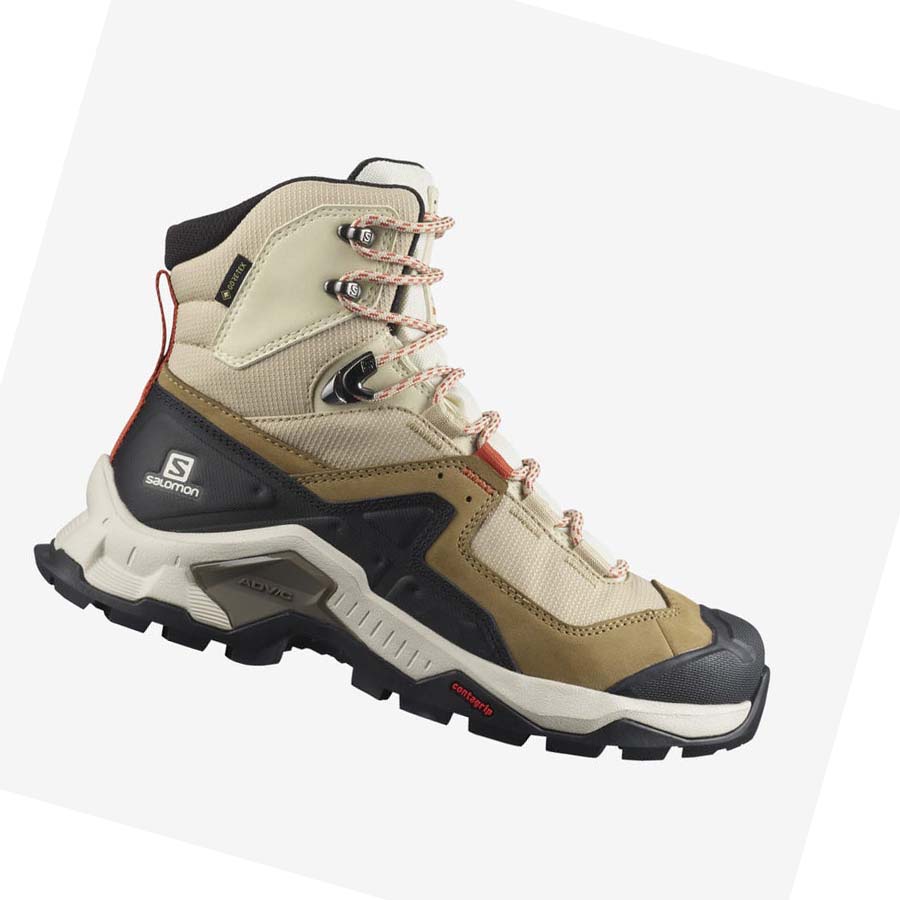 Salomon WoQUEST ELEMENT GORE-TEX Fjellsko Dame Brune | NO2842FDN