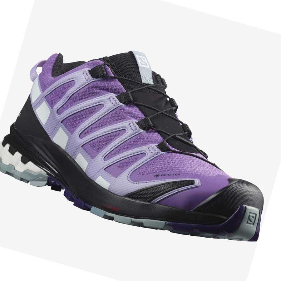 Salomon WoXA PRO 3D v8 GORE-TEX Fjellsko Dame Lilla | NO2798GSO