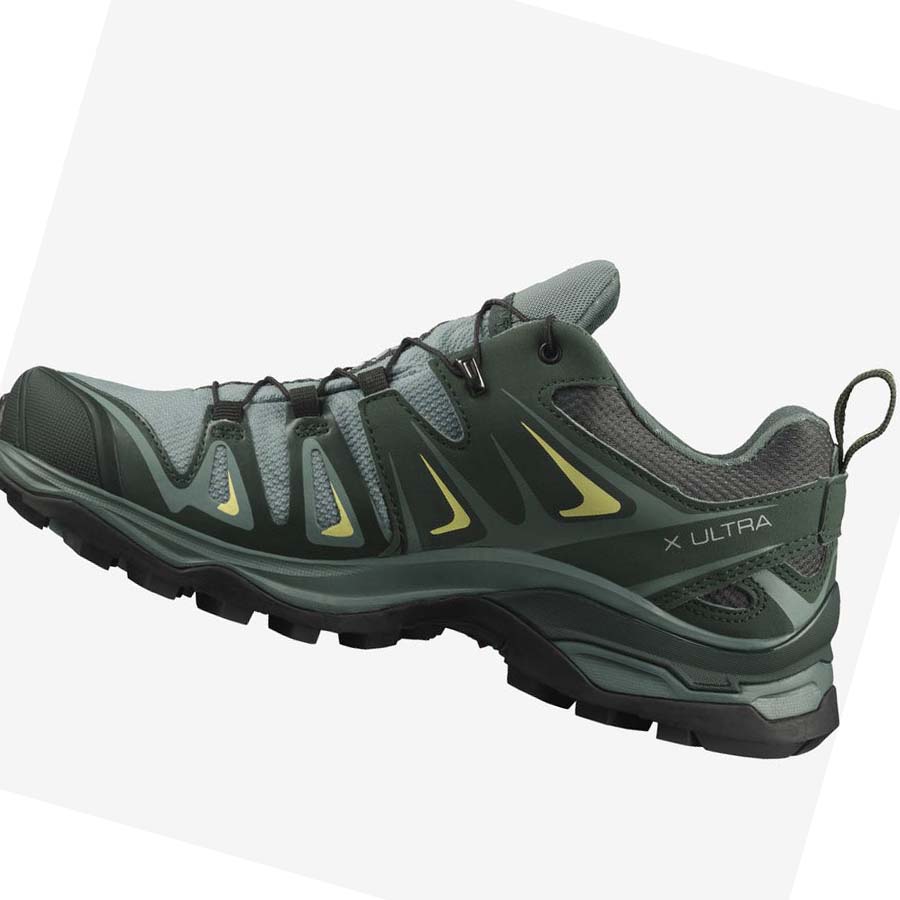 Salomon WoX ULTRA 3 GORE-TEX Fjellsko Dame Grønn | NO2793JPQ