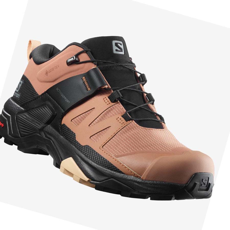 Salomon WoX ULTRA 4 GORE-TEX Fjellsko Dame Brune | NO2799HAP