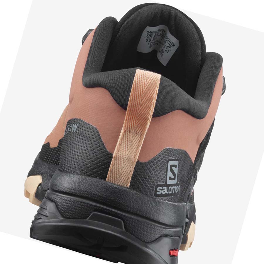 Salomon WoX ULTRA 4 GORE-TEX Fjellsko Dame Brune | NO2799HAP