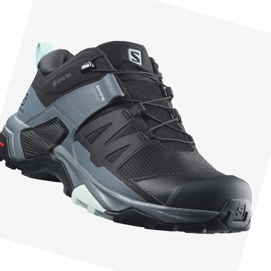 Salomon WoX ULTRA 4 GORE-TEX Fjellsko Dame Svarte | NO2801KOR