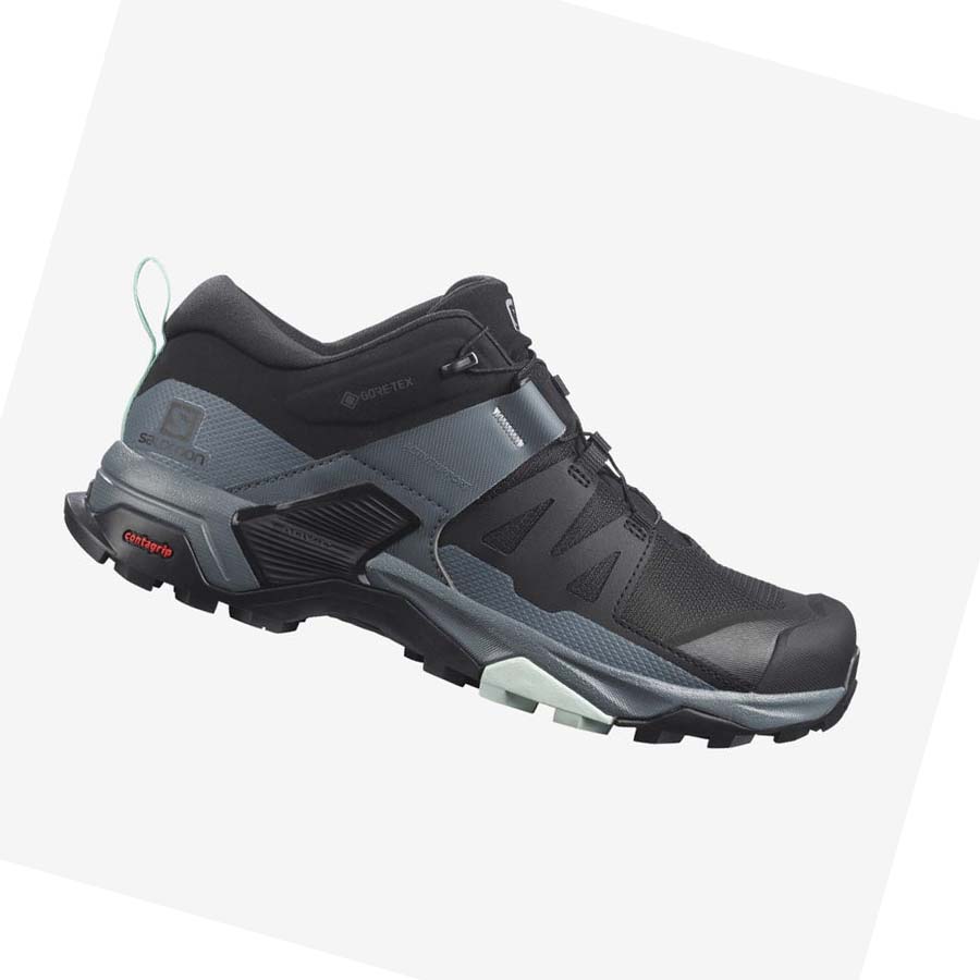 Salomon WoX ULTRA 4 GORE-TEX Fjellsko Dame Svarte | NO2801KOR