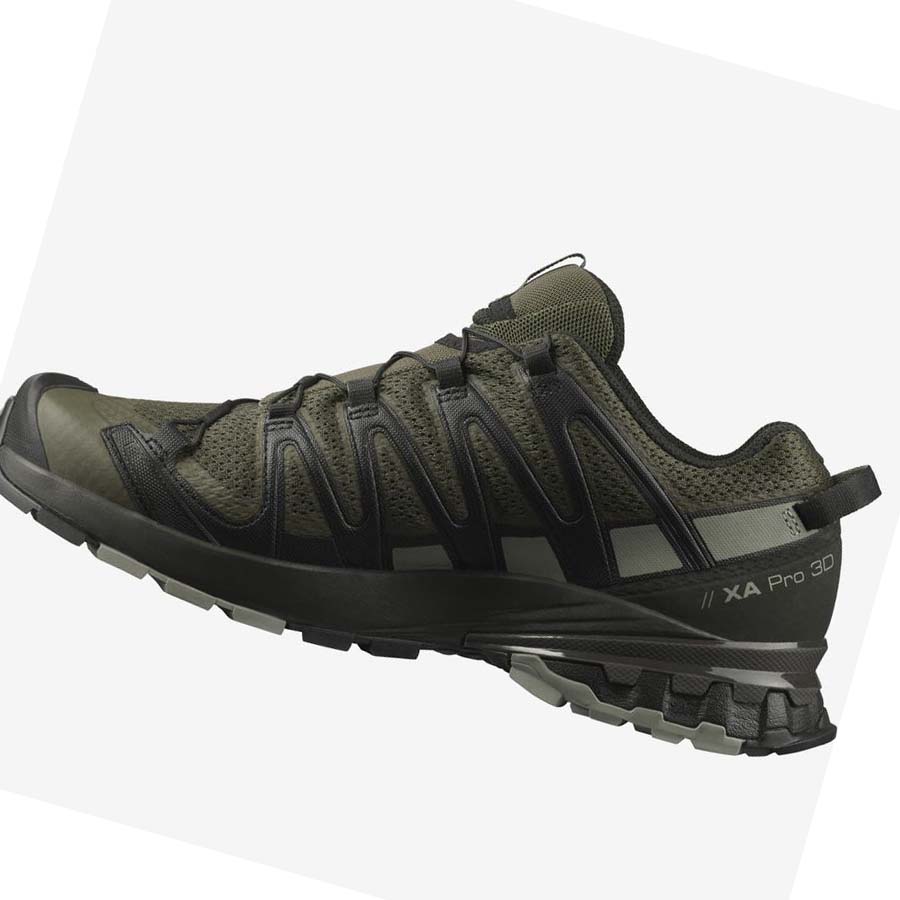 Salomon XA PRO 3D v8 Trail Løpesko Herre Olivengrønne | NO2097FDN