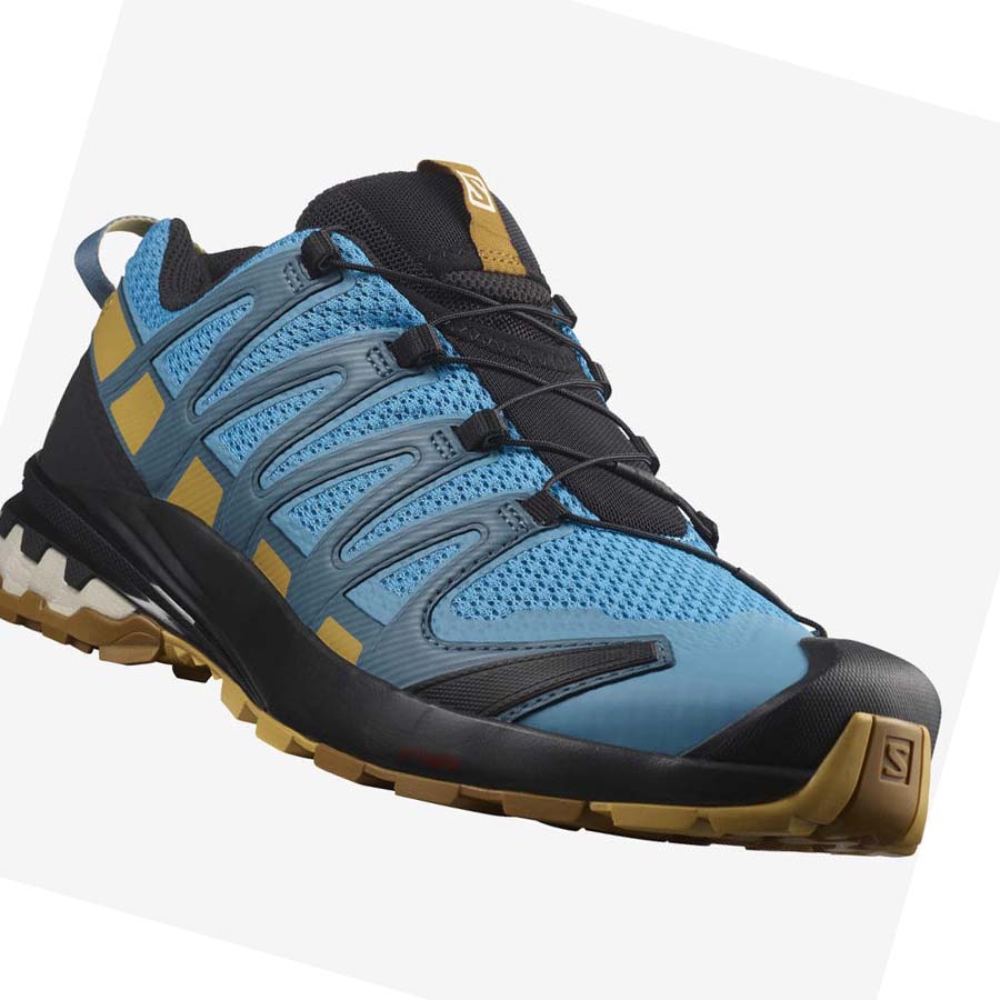 Salomon XA PRO 3D v8 Trail Løpesko Herre Blå | NO2098GSO