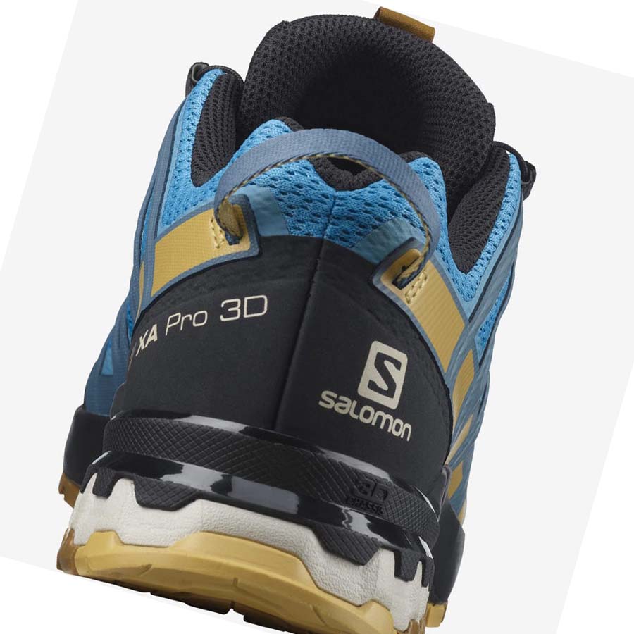 Salomon XA PRO 3D v8 Trail Løpesko Herre Blå | NO2098GSO