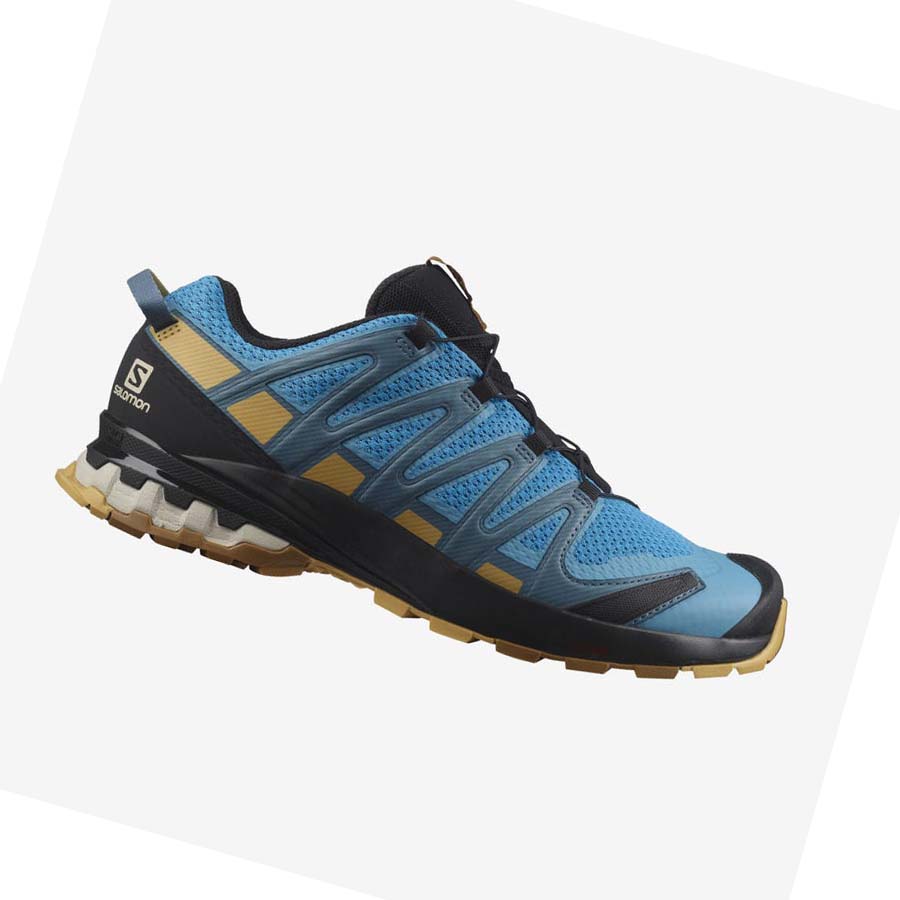 Salomon XA PRO 3D v8 Trail Løpesko Herre Blå | NO2098GSO