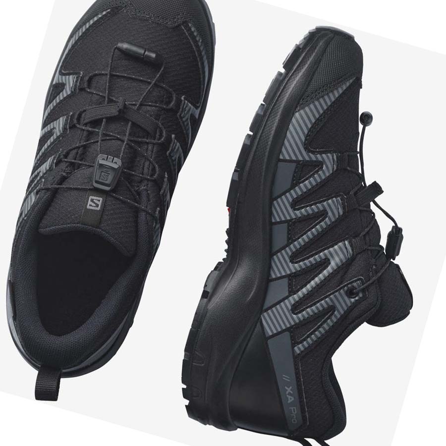 Salomon XA PRO V8 CLIMASALOMON™ WATERPROOF Fjellsko Barn Svarte | NO3586VRW