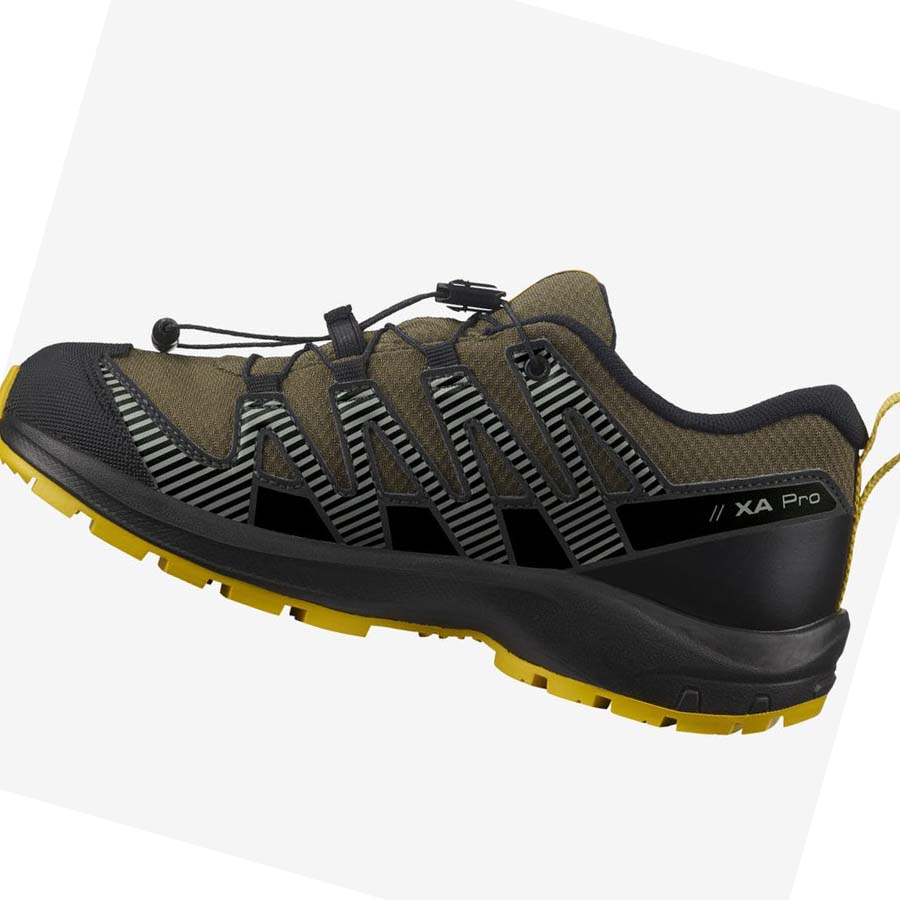 Salomon XA PRO V8 CLIMASALOMON™ WATERPROOF Fjellsko Barn Olivengrønne | NO3587BEX