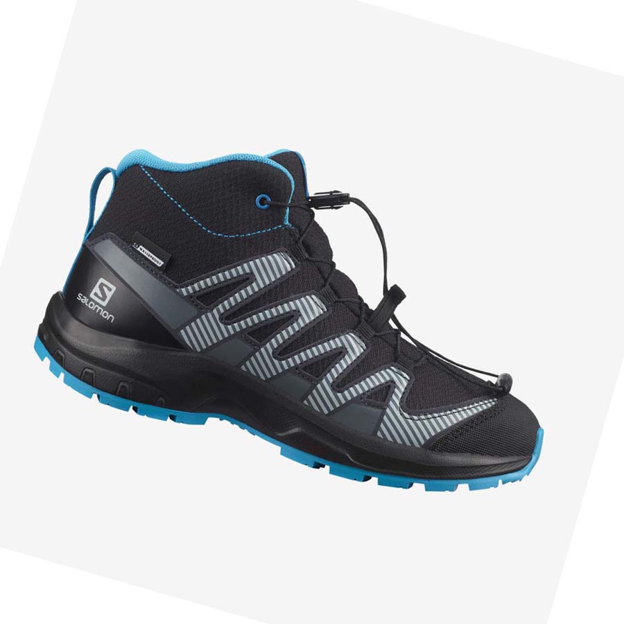 Salomon XA PRO V8 MID CLIMASALOMON™ WATERPROOF Fjellsko Barn Svarte | NO3583ZUT