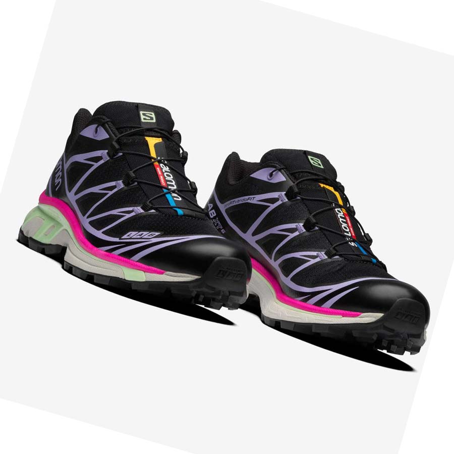 Salomon XT-6 Joggesko Dame Svarte Lilla | NO2955HAP