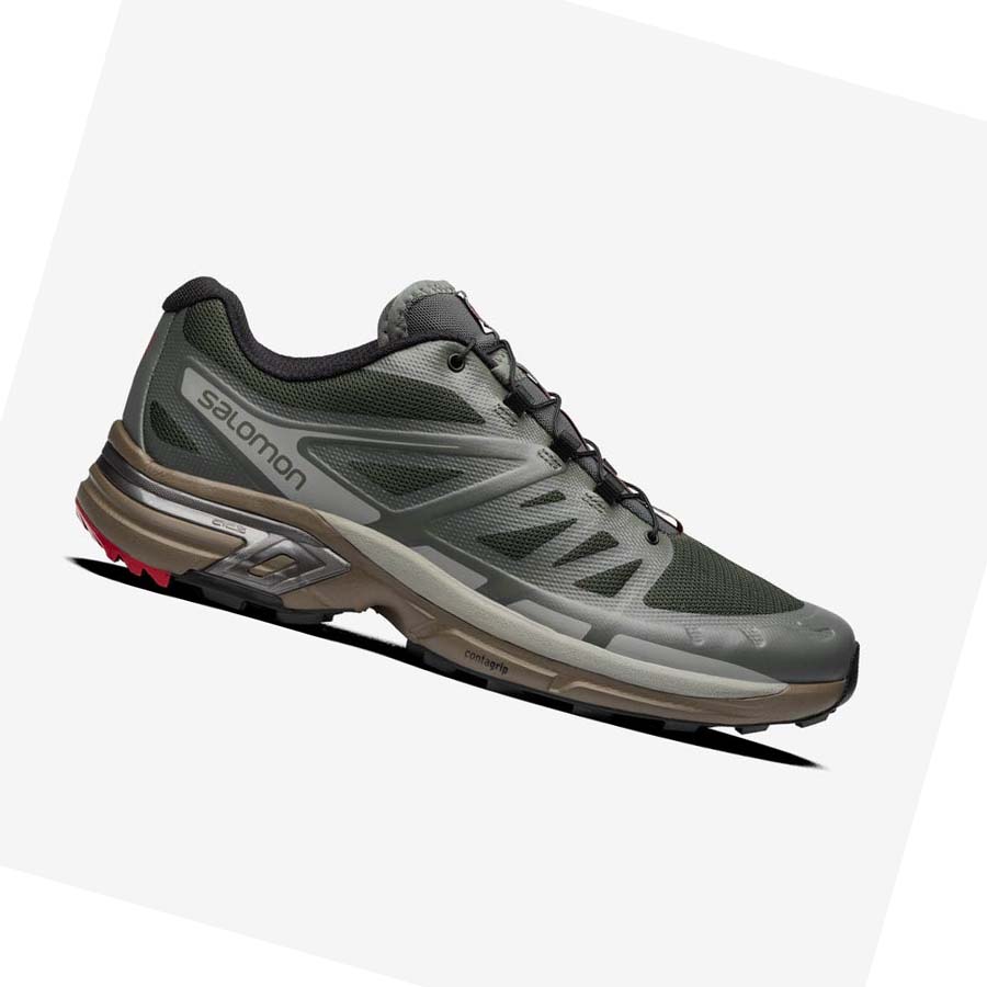 Salomon XT-WINGS 2 ADVANCED Joggesko Dame Olivengrønne | NO2928FDN