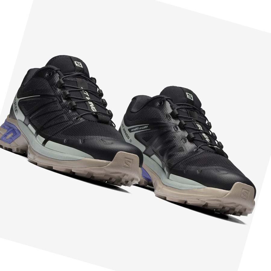 Salomon XT-WINGS 2 Joggesko Dame Svarte Blå | NO2989VRW