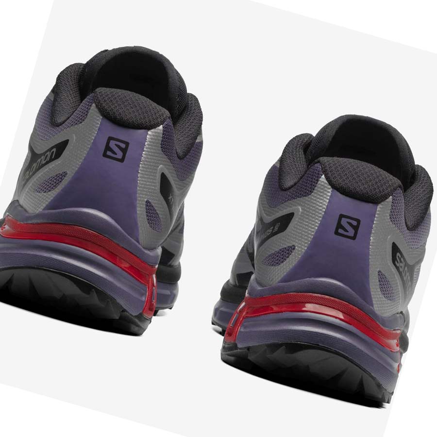 Salomon XT-WINGS 2 Joggesko Dame Sølv Lilla | NO2991NWY