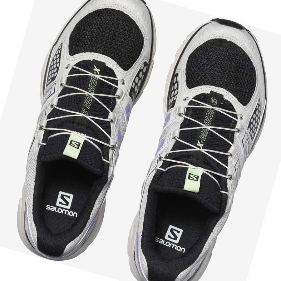 Salomon X-MISSION 3 Joggesko Dame Sølv | NO2959ZUT