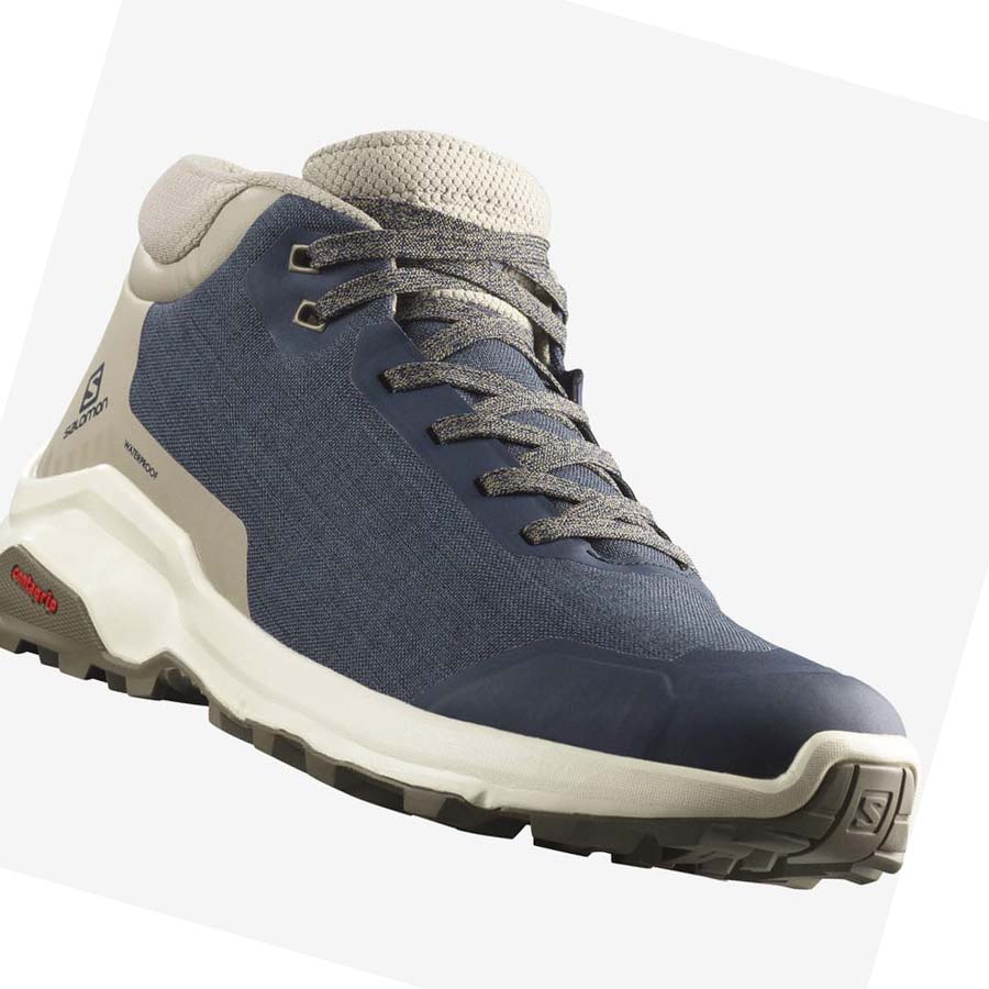 Salomon X REVEAL CHUKKA CLIMASALOMON™ WATERPROOF Vinterstøvler Herre Brune | NO2248VRW