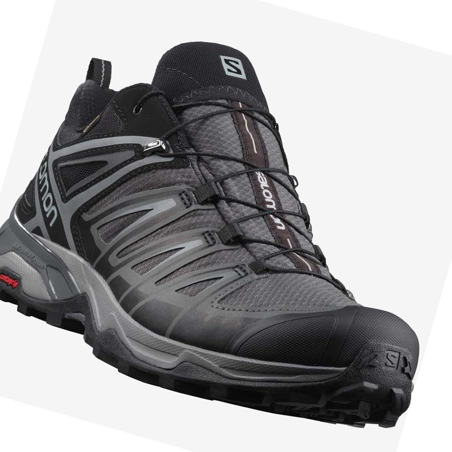 Salomon X ULTRA 3 GORE-TEX Fjellsko Herre Grå | NO2021OKI