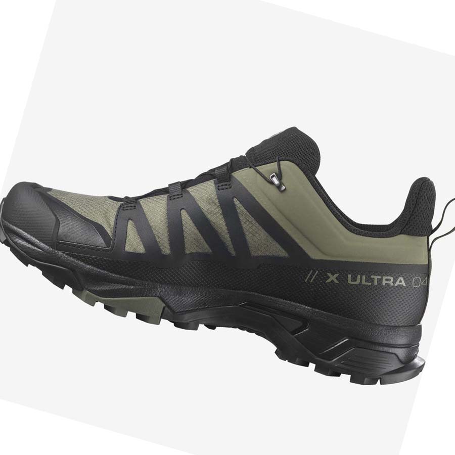 Salomon X ULTRA 4 GORE-TEX Fjellsko Herre Olivengrønne Svarte | NO2033XYU