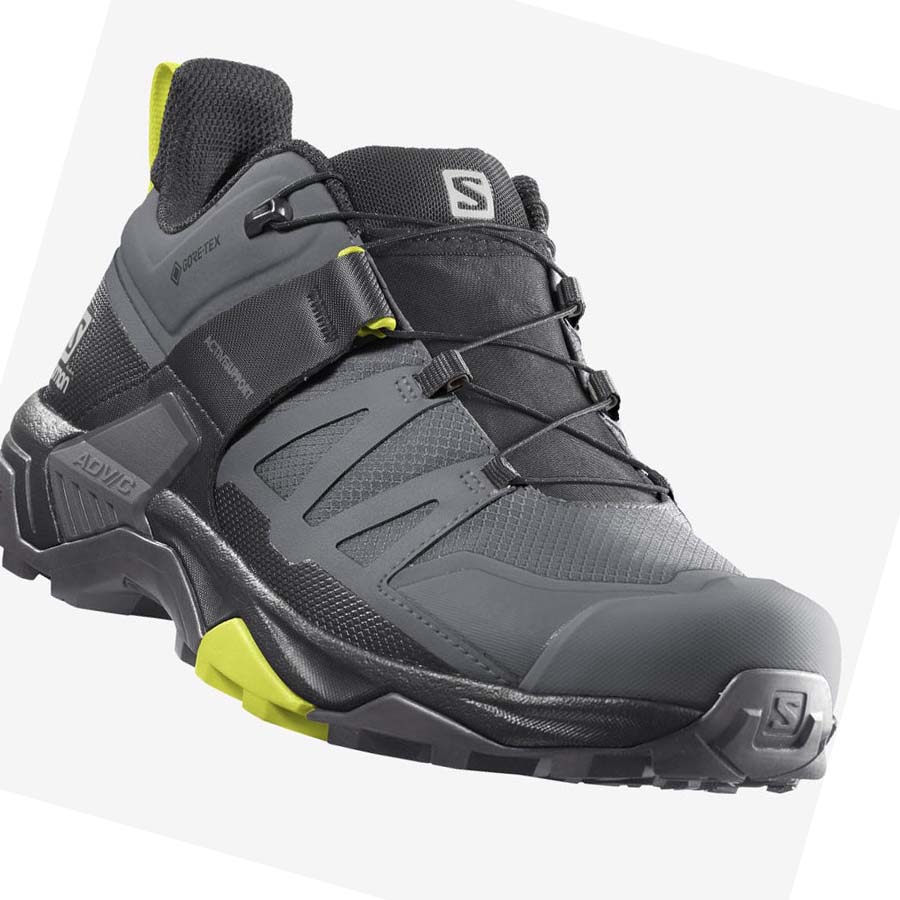 Salomon X ULTRA 4 GORE-TEX Fjellsko Herre Sølv | NO2036BEX